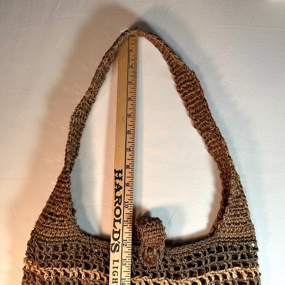 Jute Crochet Net Market Beach Bag - Picture 9 of 9